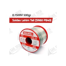 Soldex Lehim Teli 0.75Mm 500Gr Sn60 Pb40