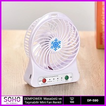 Masaüstü Taşınabilir 3 Kademeli Fan Tdrtr