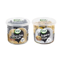 Avni Erel Izgara Yeşil Zeytin Ve Kuru Sele Siyah Zeytin 400 Gr 2 Li Paket
