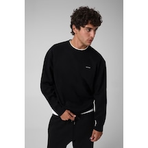 Guess Guess Jeans Erkek Sweatshirt M6bq03k5404 Siyah