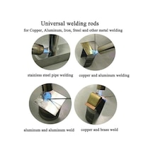 Ganzhoushop Üniversal Toz Teli Teli Metalkaynak Kolay Kaynak Jms Gerekmez Eriyik Demir Çelik Bakır Alüminyum 3m 2mm Yc