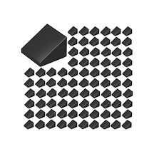 Yedek Parçalar: Slope: 100 Adet 1x1x2/3 Siyah - Black 54200