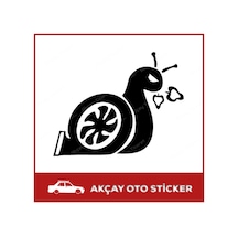 Kızgın Salyangoz Sticker Salyangoz Oto Sticker Araba Sticker