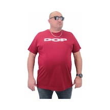 Moc Grande Mocgrande Erkek Büyük Beden Sıfır Yaka Tişört Dop 23176 Bordo