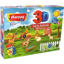 3d Çiftlik Hayvanları Seti Ern-570 12