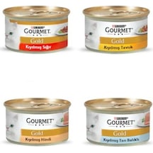 Gourmet Gold Süper Karışık Konserve Yetişkin Kedi Maması 24 x 85 G