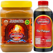 Bozkırlı Çavuşoğlu Kepekli Bozkır Tahini 930 G + Dut Pekmezi 1 KG