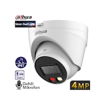 Dahua Ipc-hdw1439v-a-ıl-0280b-s6 4mp 2.8mm Sesli 256gb Sd Destekli Stalıte Ip Dome Kamera-30mt.