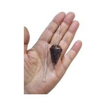 Lal, Garnet Taşlı Orgonit Pandül Sarkaç 440-5 Kiremit