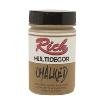 Rich Multi Decor Chalked Akrilik Boya 100 Cc. 4584 Sütlü Kahve Renk