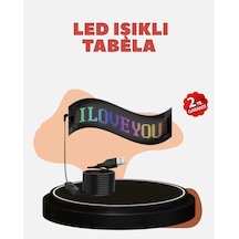 Kayan Yazı Destekli Rgb Led Reklam Paneli Usb İle Kolay Kurulumlu Çok Renkli