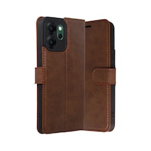 Uryport Oppo Reno 14f Trend S Plus Kapaklı Kılıf - Taba