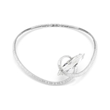 5727039 Swarovski Kolye Matrıx:choker Marquıs Whı/rhs Metalik
