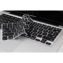 Apple Uyumlu MacBook 13.3' Air M1 Zore Klavye Koruyucu Silikon Ped