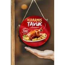 Kızarmış Tavuk Salonu Duvar, Kapı, Tek Taraflı Askılı Karşılama Tabelası, Tavuk Çevirme Dükkanı Süsü