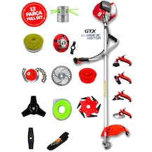 Prowackers German Rxk-9400 Class Yan Tipi Benzinli Ot Çalı Çim Biçme Tırpanı+ 12 Pcs Komple Setli