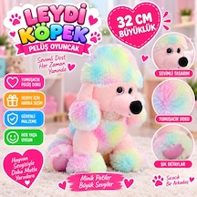 32 Cm Leydi Köpek Peluş Pembe