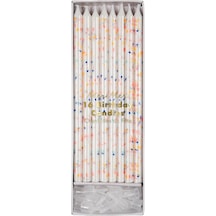 Meri Meri - Neon Confetti Candles - Neon Konfetili Mumlar