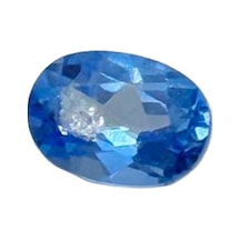 Faset Kesim Doğal Mavi Safir Taşı 1,1 Karat S043