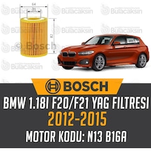 Bmw 1.18İ F20-F21 Bosch Yağ Filtresi 2012-2015 N11.3396 Bmw 1.18İ F20-F21 Bosch Yağ Filtresi 2012-2015 N11.3396