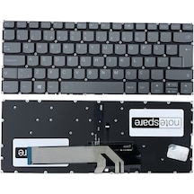 Lenovo Uyumlu 5cb0w44324, 5cb0w44370 Işıklı Klavye Füme Tr Sağ Üst Tuş Versiyon 1