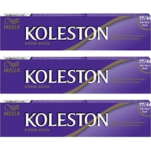 Koleston Tüp Boya 3 Adet 77.44 Kor Ateş Kızılı
