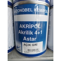 Akzonobel Kemipol 4+1 Akrilik Astar Açık Gri 1Lt