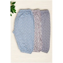 Sierna 3 Adet Kadın Desenli Kısa Dizaltı Lastikli Pijama Altı Yazlık Srn-004009 Karışık2
