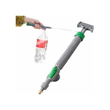 Kyrotech El Tipi Basınçlı Püskürtücü, Tüm Standart Pet Şişelere Uyumlu, Ayarlanabilir Nozullu Manuel Hava Pompası, Yüksek Basınçlı Bahçe, Çim Ve Bitki Sulama Spreyi, 29 X 6 Cm