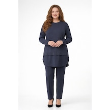 Baglan Kadın Bluz Pantolon Takım Bgl-st05424 İndigo