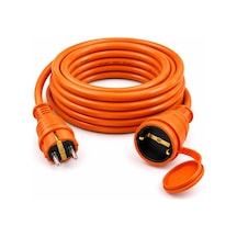 3x2.5mm Ttr Topraklı Turuncu Seyyar Uzatma Kablosu 10 Metre Diger