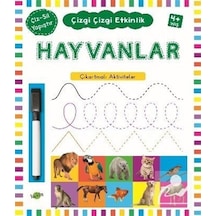 Hayvanlar 4 Yaş+ / Çıkartmalı Çizgi Çizgi Etkinlik / Kolektif