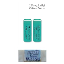 Kauçuk Okul Silgi Seti 3 Parça