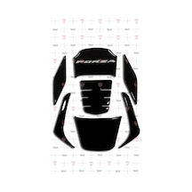 2018-2020 NSS250 Forza Tank Pad Set Beyaz-Siyah