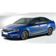 Skoda Octavıa A7 2013 2020 Yan Kapı Çıtası Paslanmaz Çelik Krom