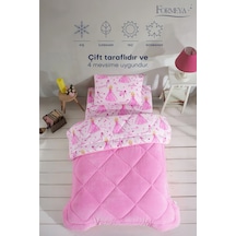 Formeya Princess Desenli Tek Kişilik Çift Taraflı Wellsoft Yorgan