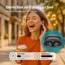 Airbeat Pro Gerçek Kablosuz Tws Bluetooth Kulaklık-2km167 Siyah