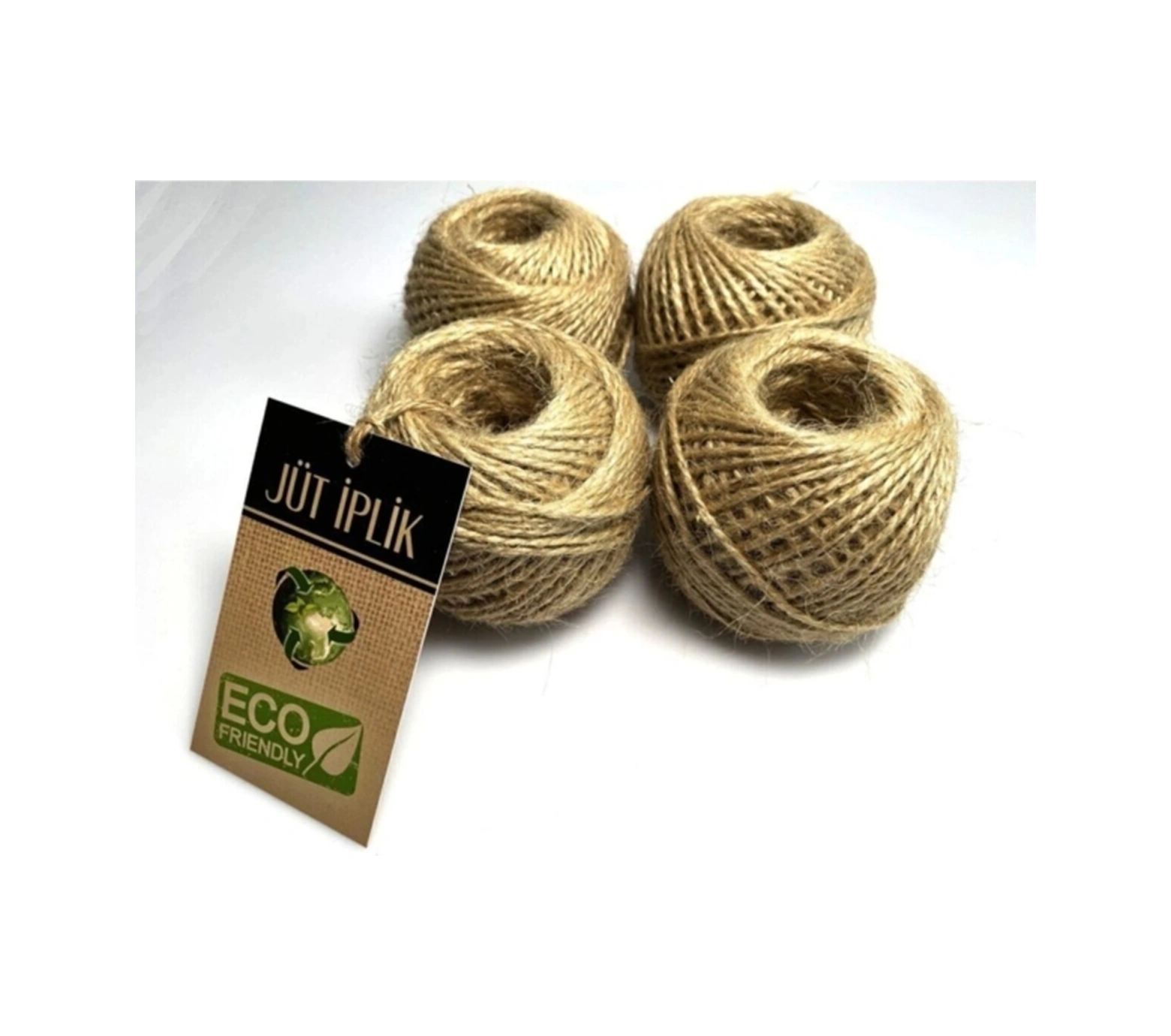 100 Gr Jüt Iplik-4'lü Jüt Ip ,hasır Ip , Kırnap Ip , Doğal Ip , Çuval Ip