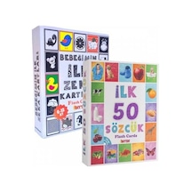 Diytoy Flash Cards İlk 50 Sözcük + Bebeğimin İlk Zeka Kartları 2'li Set