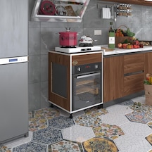 Kenzlife Ankastre Modülü Kabini Tilkowski3 Cvz 85 60 56 Fırın Ocak Dolabı Ayarlı Ayaklı Üstü Kapalı