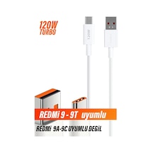 Redmi 9 - 9t Uyumlu Hızlı Şarj Kablosu 18w-120w Hızlı Şarj Kablosu