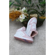 Fort Cool Adel Pudra Beyaz Boğazlı Kaymaz Taban Rahat Çocuk Ayakkabı 001