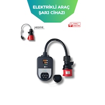 Fil Şarj 1,4kw - 22kw Ayarlanabilir Taşınabilir Elektrikli Araç Şarj Cihazı Fil Şarj 1,4kw - 22kw Ayarlanabilir Taşınabilir Elektrikli Araç Şarj Cihazı