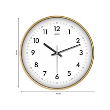30 Cm Duvar Saati Açık