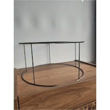 Abajur Ve Lambader Teli Çemberi 40 Cm Çap 20 Cm Yükseklik Büyük Boy Ham