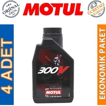Motul 300V Fl 15W-60 4T 4 Zamanlı Motosiklet Motor Yağı 4 x 1 L
