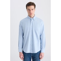 D'S Damat Ds Damat Comfort Mavi Gabardin Gömlek 5hc02hd07265m Çok Renkli