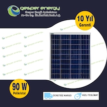 Gesper Energy 90W Watt Polikristal Güneş Paneli 36 Hücre 12 V GES90-36P