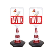 Tavuk Temalı Uyarı ve Yönlendirme Dubası 2 Adet
