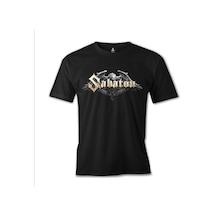 Sabaton - Logo Siyah Erkek Tshirt